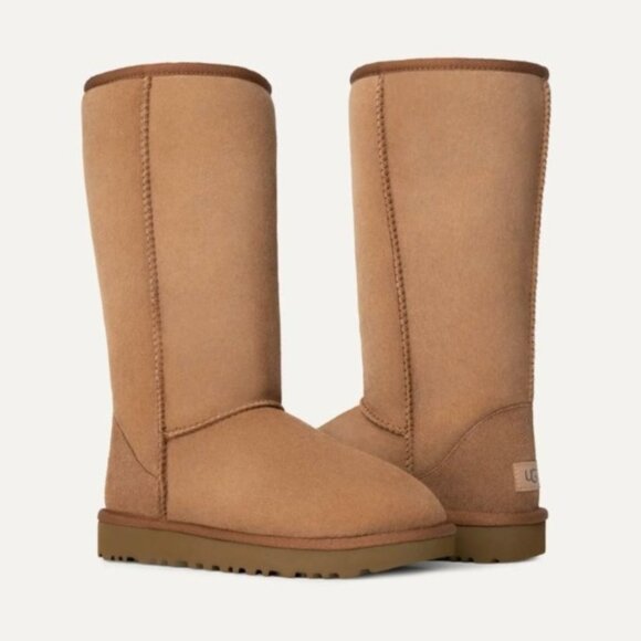 UGG Shoes - Ugg Classic Tall Sheepskin Boots Sz 6/37